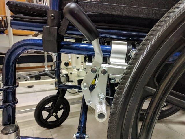Wheel lock handle